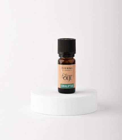 Eterično olje evkaliptusa, za olajšanje dihalnih poti.