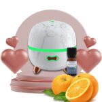 Paket Pomarančni objem z difuzorjem Selene in eteričnim oljem pomaranče.